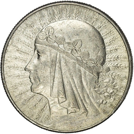 Polska 10 Złotych 1932 Głowa Kobiety Monety Polska Obiegowe