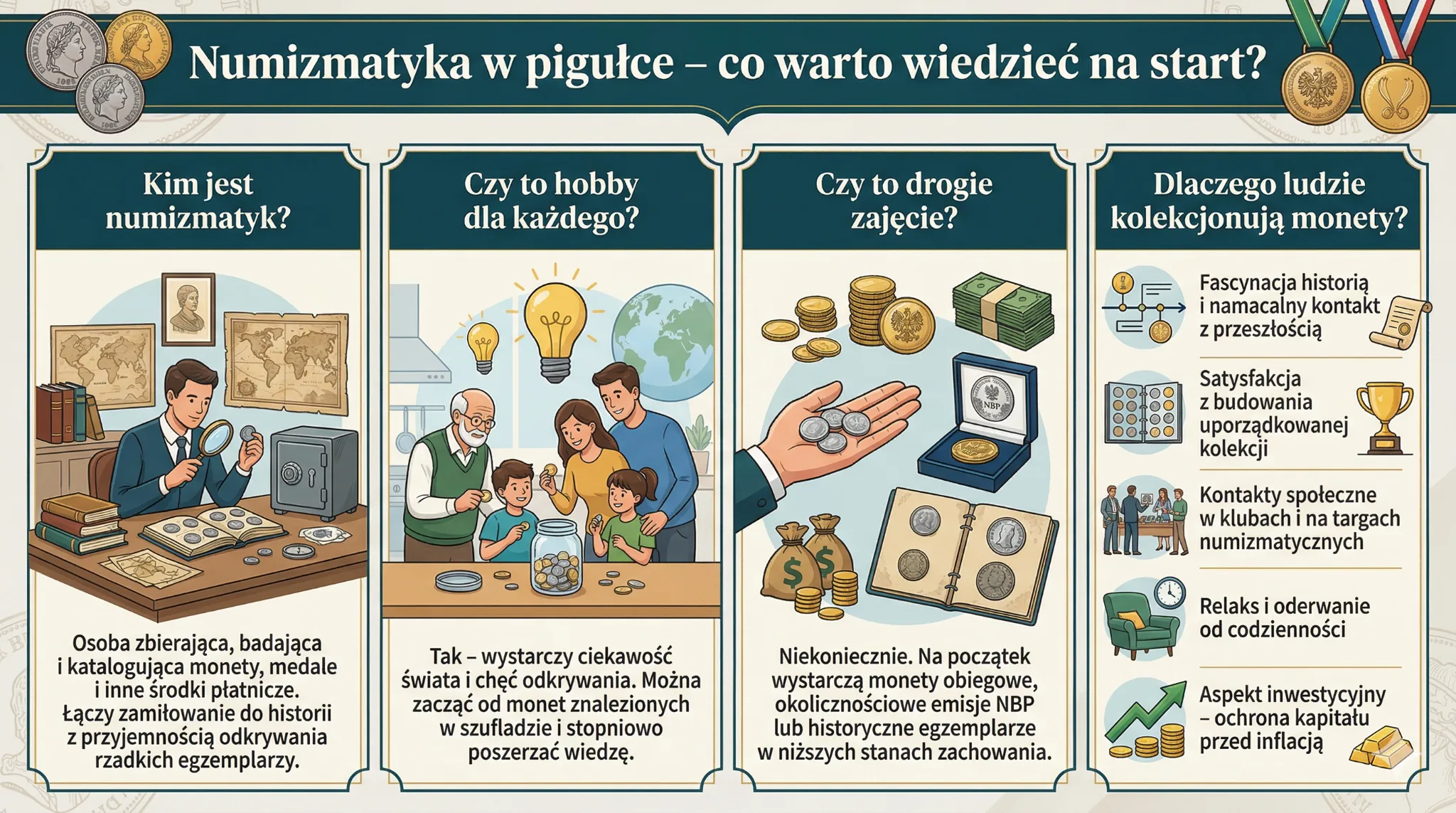 Numizmatyka w pigułce - co warto wiedzieć na start?