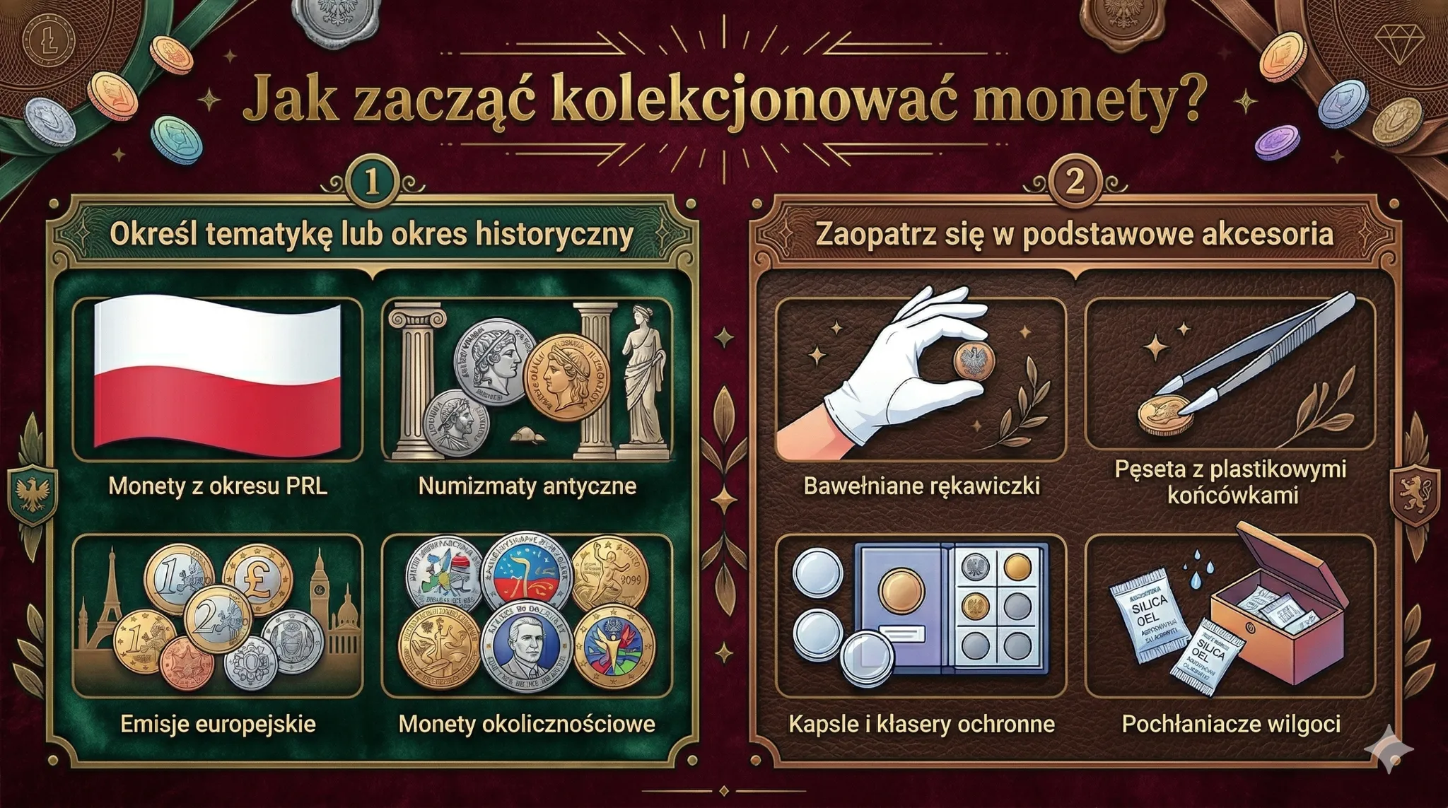 Jak zacząć kolekcjonować monety?