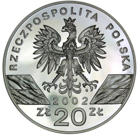 Polska 20 Złotych 2002 - Żółw Błotny