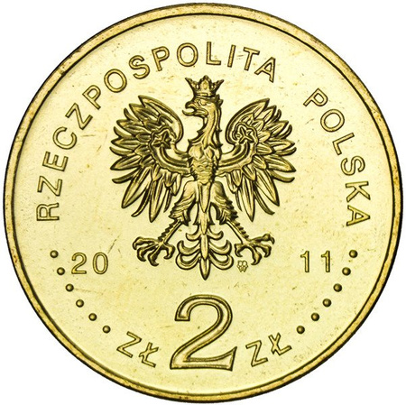 Polska 2 Złote 2011 - 100-lecie Towarzystwa Opieki nad Ociemniałymi