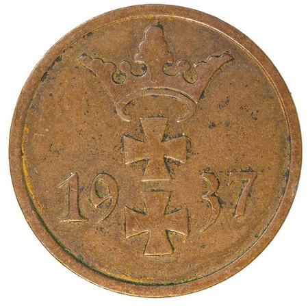 Wolne Miasto Gdańsk 1 Fenig 1937