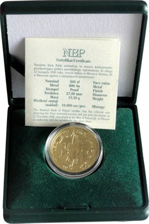 Polska 200 złotych 2006 - Jeździec Piastowski