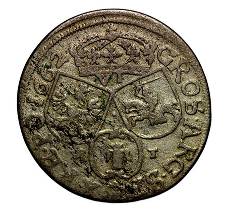 Jan II Kazimierz Szóstak 1662 AT, Kraków