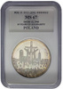 Polska 100 000 Złotych 1990 rok - Solidarność - PCG MS 67