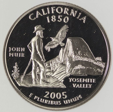 USA 25 Centów 2005 - California, Quarter - NGC PF69 Ultra Cameo