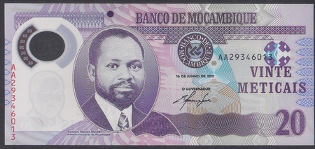 Mozambik 20 Metical 2011