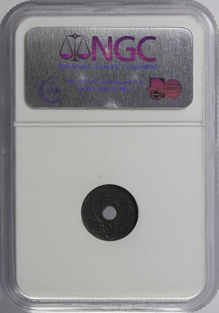 Generalne Gubernatorstwo 5 Groszy 1939 - NGC MS 62