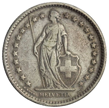 Szwajcaria 2 Franki 1921