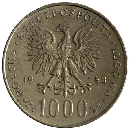 Polska 1 000 Złotych 1983 rok - Jan Paweł II