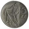 Polska PRL 5 Złotych 1959 b.z. - Rybak