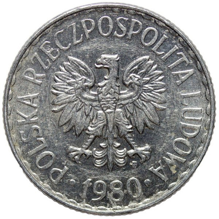 Polska PRL 1 Złoty 1980