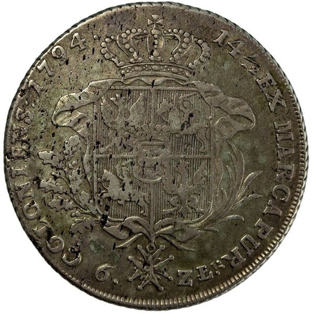 Polska Talar 6-złotowy 1794 - Stanisław August Poniatowski
