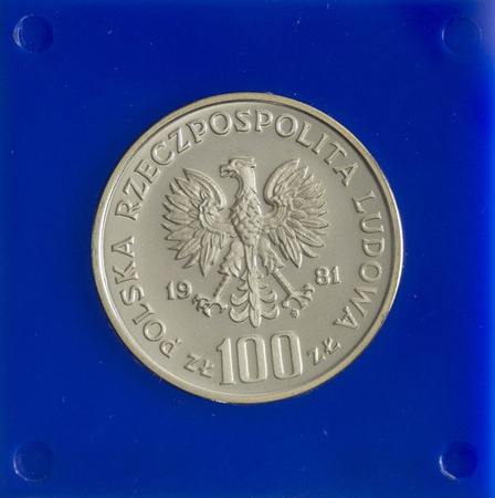 Polska 100 Złotych 1981 - Konie, Próba