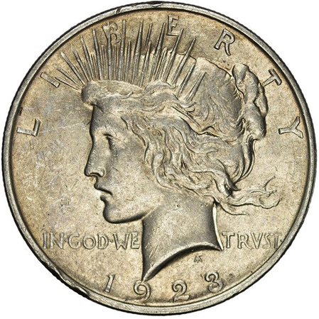 USA 1 Dolar 1923 D - Peace Dollar