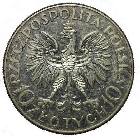 Polska 10 Złotych 1933 - Jan III Sobieski