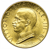 Włochy 100 Lirów 1931 R, IX, Wiktor Emanuel III