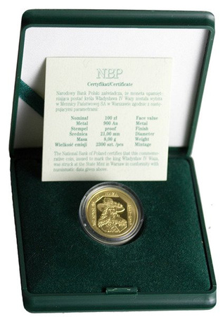 Polska 100 zł 1999 - Władysław IV Waza