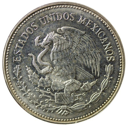 Meksyk 25 Pesos 1985 - Mistrzostwa Świata w Piłce Nożnej 1986