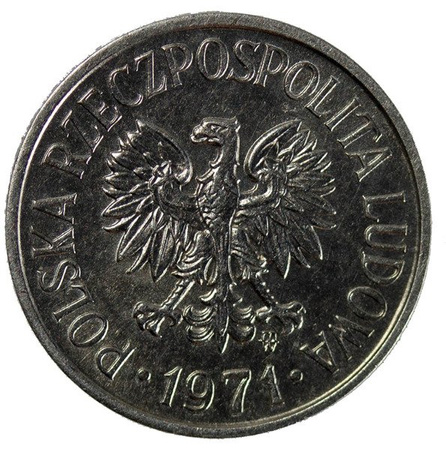 Polska PRL 5 Groszy 1971 - Stan 1
