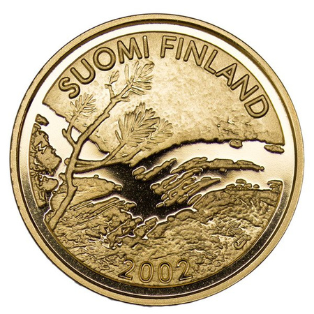 Finlandia 100 Euro 2002 - Zachód słońca