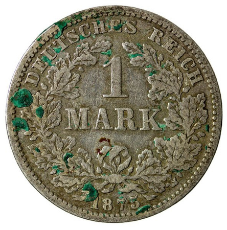 Niemcy 1 Marka 1875 F