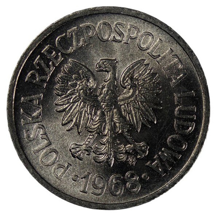 Polska PRL 10 Groszy 1968 - Stan 1 (mennicza)