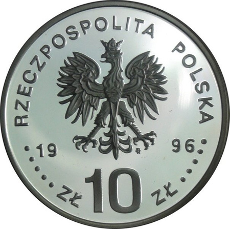 Polska 10 Złotych 1996 - 200-lecie Powstania Mazurka Dąbrowskiego