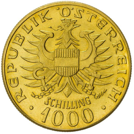 Austria 1000 Szylingów 1976 - 1000-lecie Dynastii Babenbergów