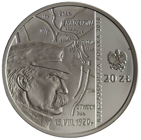 Polska 20 Złotych 2010 - 90. Rocznica Bitwy Warszawskiej