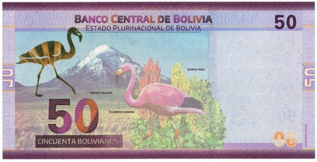 Boliwia 50 Bolivianos 2018
