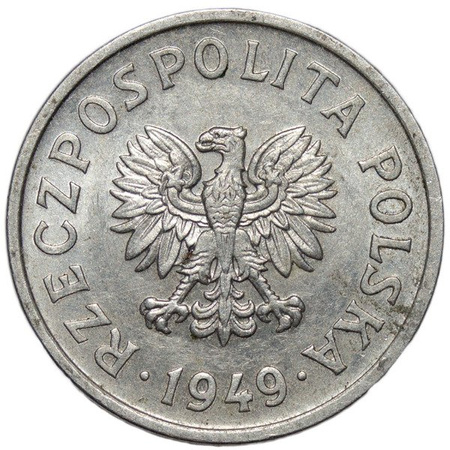 Polska PRL 20 Groszy 1949