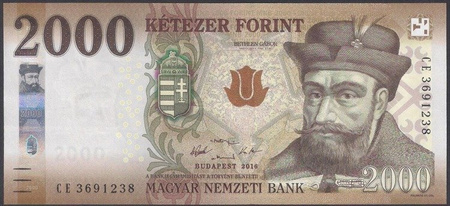 Węgry 2 000 Forint 2016