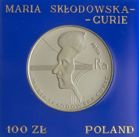 Polska 100 Złotych 1974 - Maria Skłodowska-Curie, Próba