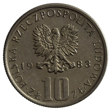 Polska PRL 10 Złotych 1983 - Bolesław Prus