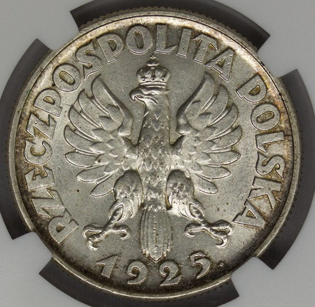 Polska 2 Złote 1925 - Żniwiarka, AU 58