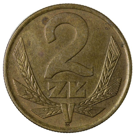 Polska PRL 2 Złote 1975 b.z. - Stan 1