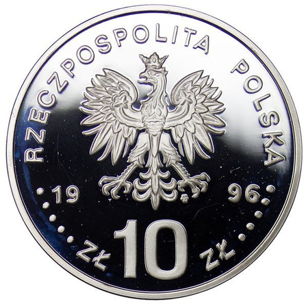 Polska 10 Złotych 1996 - Zygmunt II August, półpostac