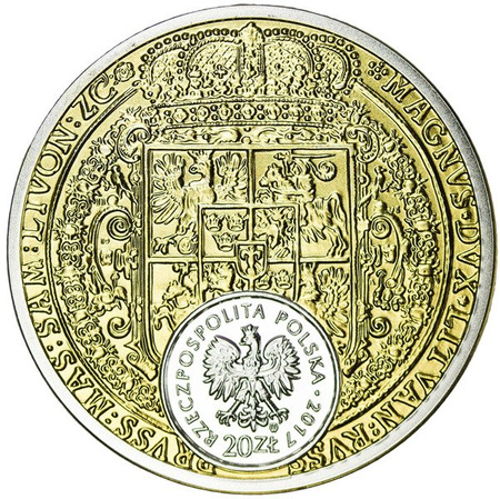 Polska 20 Złotych 2017 - 100 Dukatów Zygmunta III