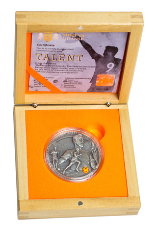 Niue 5 dolarów 2022, Robert Lewandowski, Talent