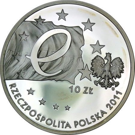 Polska 10 Złotych 2011 - Przewodnictwo Polski w Radzie Unii Europejskiej