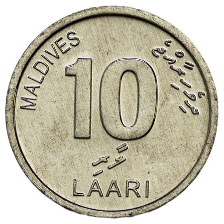 Malediwy 10 Laari 2012