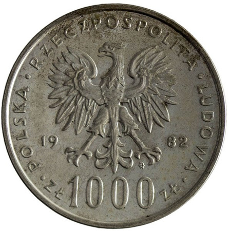 Polska 1 000 Złotych 1982 rok - Jan Paweł II