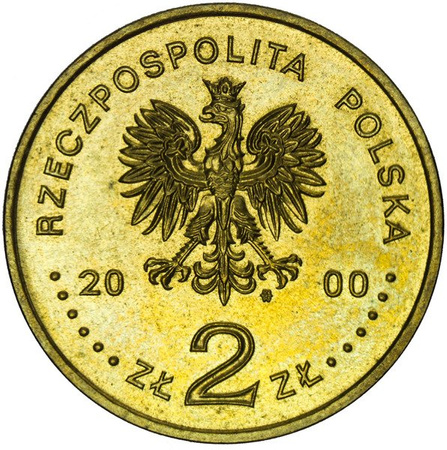 Polska 2 Złote 2000 - 1000 Lat Wrocławia