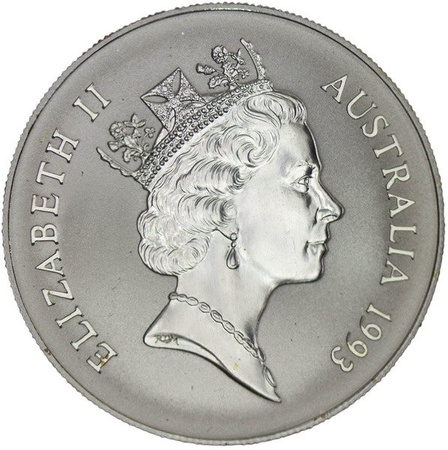 Australia 1 Dolar 1993 - Kangur 1 oz. Ag999