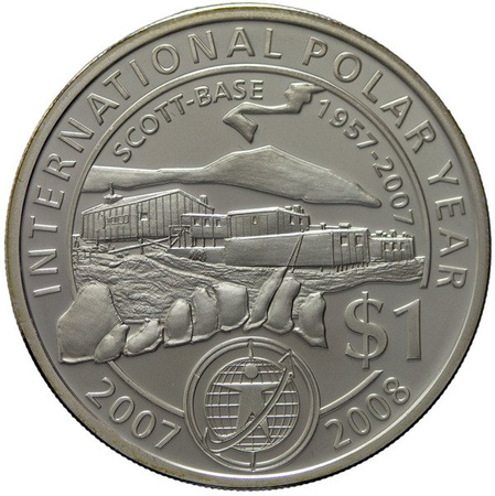 Nowa Zelandia 1 Dolar 2007 - Baza Scotta, Fabulous 12