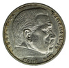 Niemcy 5 Marek 1937 F - Paul von Hindenburg, Swastyka