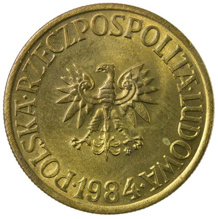 Polska PRL 5 Złotych 1984