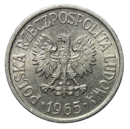 Polska PRL 20 Groszy 1965