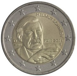 Niemcy 2 Euro 2018 G - Helmut Schmidt